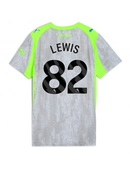 Billige Manchester City Rico Lewis #82 Tredjedrakt Dame 2025-26 Kortermet